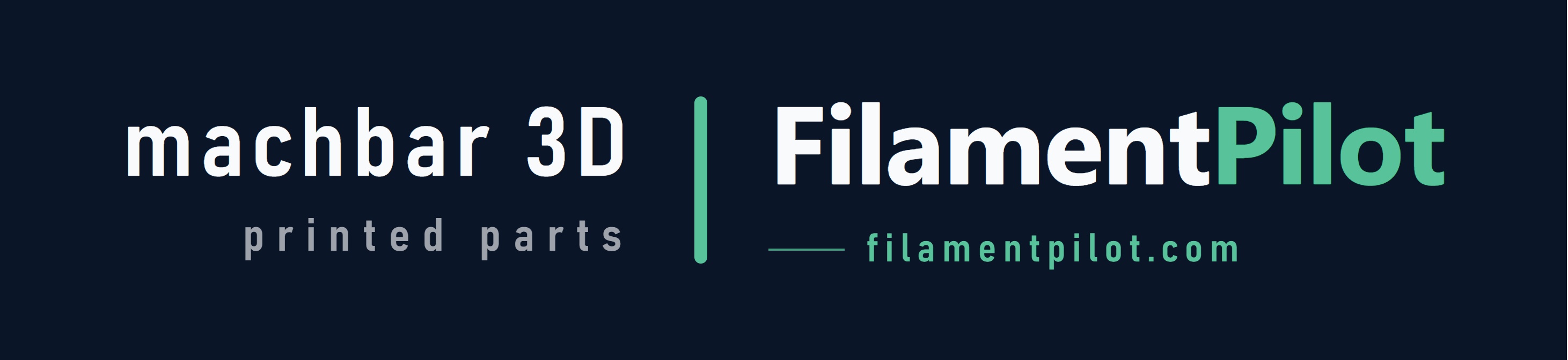 Logo machbar 3D und FilamentPilot